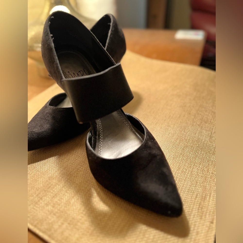 Black Suede Pumps